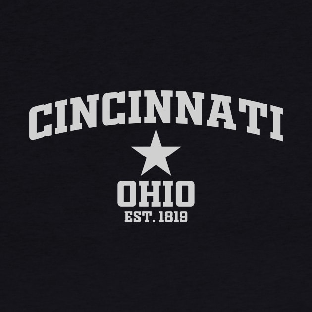 Cincinnati Ohio by LocationTees